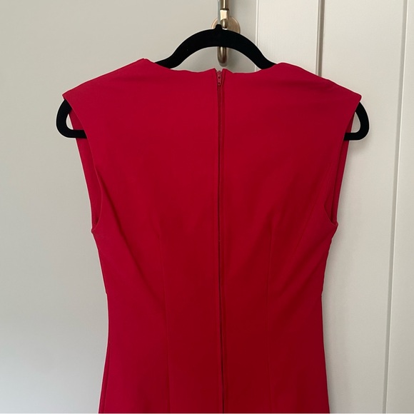 Bettie Page Retro Pinup Girl 1950’s Red Wiggle Dress Vintage Inspired - Picture 6 of 13